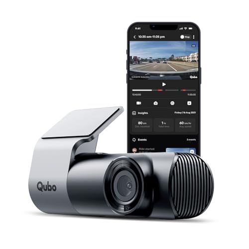 Qubo (2025 Launch) Car Dash Camera Pro 2K Resolution Qhd Dash Cam From Hero Group, Made In India, Usb Input, Wide Angle View, G
