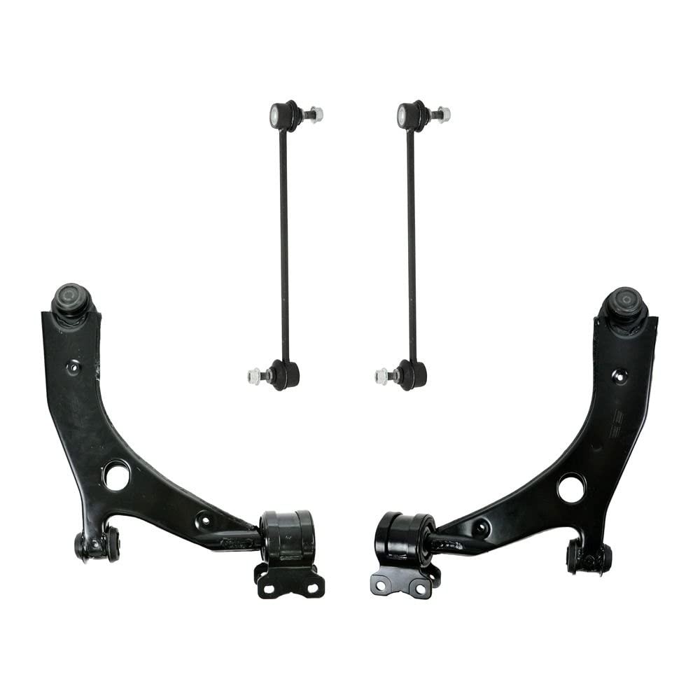 Trq Front Suspension Kit Control Arm With Ball Joint Sway Bar Stabilizer Link Compatible With 2004-2009 Mazda 3 2006-2015 5
