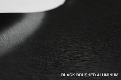 Vvivid Black Brushed Steel Vinyl Wrap Roll With Air Release Technology (100Ft X 5Ft (Bulk Wrap Kit))