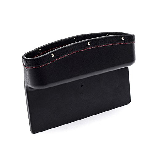 KolorFish Car Seat Pockets Console Gap Side Pocket Car Seat Catcher Organiser Seat Gap Filler Organiser Wallet Mobile Coin Key C