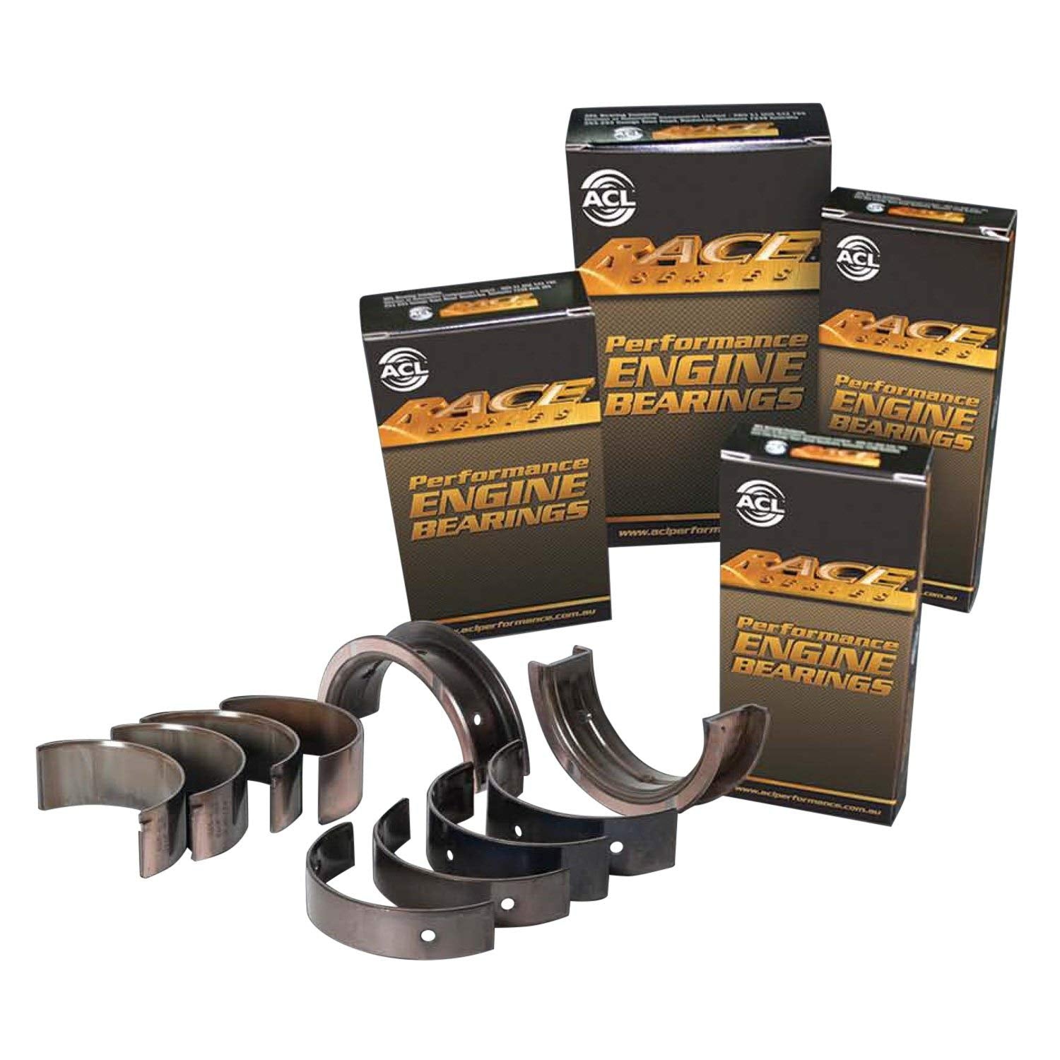 Acl 6B2960H-Std Connecting Rod Bearing (6B2960H-Std S; Tri-Metal Hardened Steel Backs; Upper & Lower), 1 Pack