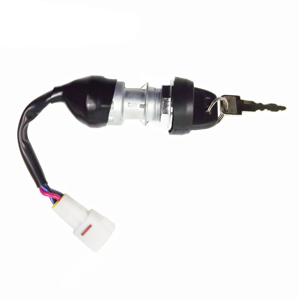 Chikia Ignition Key Switch IKS001B for Hisun UTV 400 500 700 800, Massimo MSU500 700, Axis 500 700, Coleman UT400