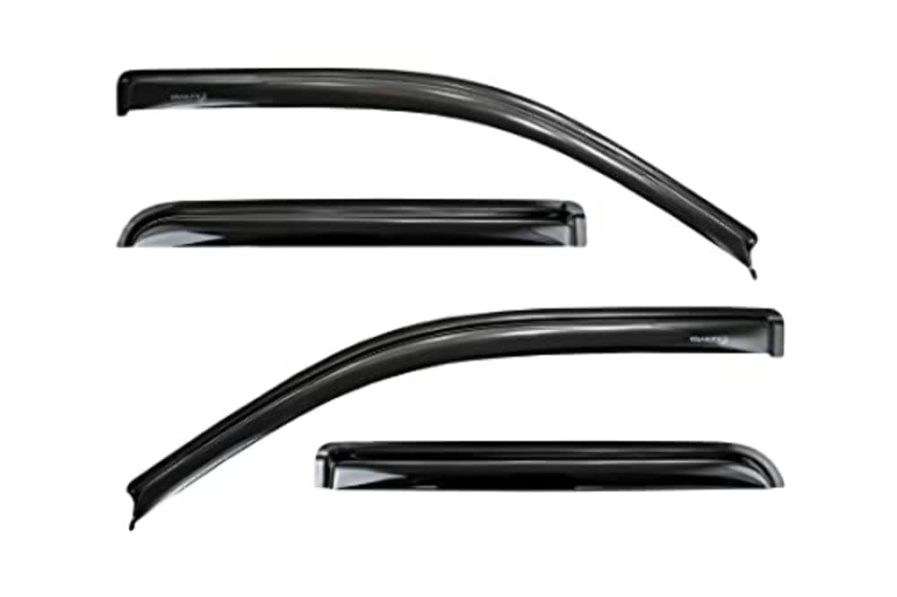 Trailfx Rain Guard Tape On Window Vent Visors Acrylic With A Smoke Tint 4 Piece Compatible With F150 15-18 - 4975H