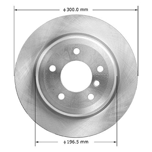 Bendix Premium Prt6042 Rear Brake Rotor For Bmw 325Xi 2006, 328I 2013-2007, 328I Xdrive 2013-2009, 328Xi 2008-2007, X1 2015-2013
