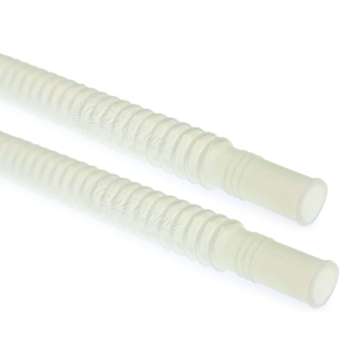 QFS Corrugated Fuel Hose 300mm (11.8 in) x 9mm (0.35 in) - E85/Ethanol Compatible (Pack of 2)