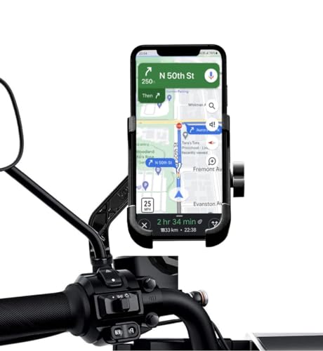 Cellmaster Full Metal Body Bike & Scooty360 Degree Rotating Mobile Holder Stand For Bicycle, Motorcycle, Scooty Fits All Smartph