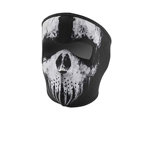 Zanheadgear Full Mask Neoprene Skull Ghost