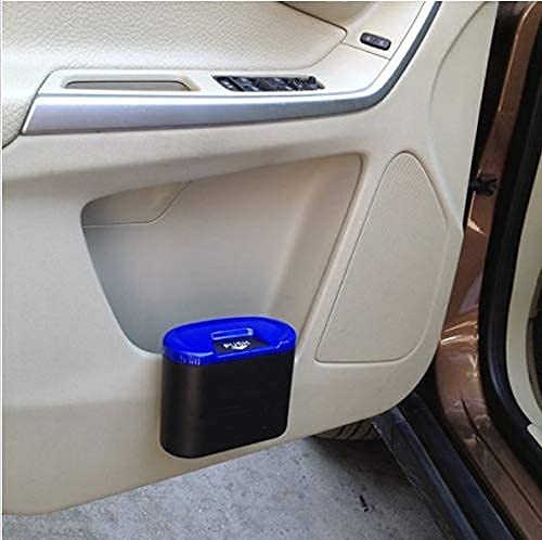 Marrone Car Trash Universal Travel Auto Car Trash Can Bin Bag Rubbish Garbage Holder Tool Mini Stowing Portable Car Dustbin || M