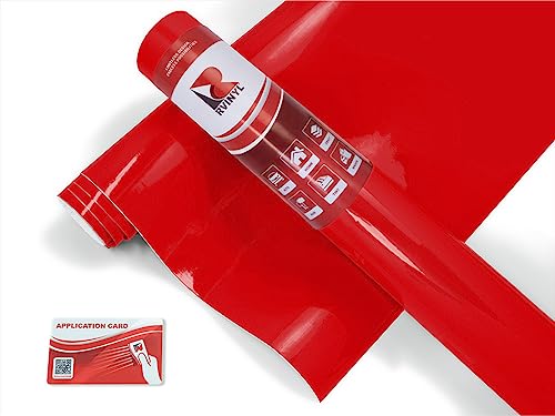 Avery Dennison Sw900 415-O In Gloss Red Dual Layered Vinyl Car Supreme Wrapping Film - 72'' X 60'' - Vehicle Sheet Roll