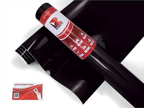 Avery Dennison Sw900 190-O In Gloss Black - Dual Layered Vinyl Car Supreme Wrapping Film - 48'' X 60'' - Vehicle Sheet Roll