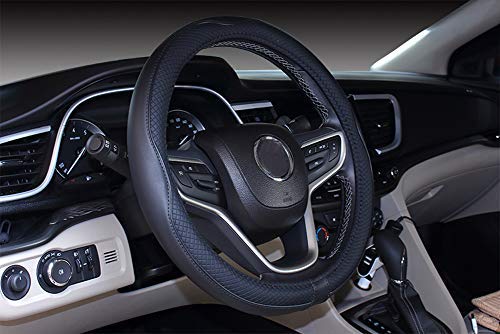 Mayco Bell Small Size Steering Wheel Cover Anti-Slip,Safety,Soft,Breathable,Durable,Full Surround,Comfortable Grip Microfiber Le