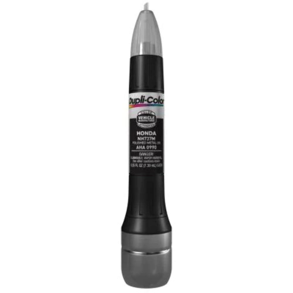 Dupli-Color Aha0990 Metallic Polished Metal Honda Exact-Match Scratch Fix All-In-1 Touch-Up Paint - 0.5 Oz (0.25 Oz. Paint Color