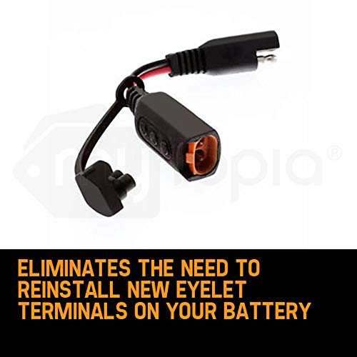CTEK Comfort Indicator Pigtail 56-564, Black Plastic Connector for Battery Maintenance