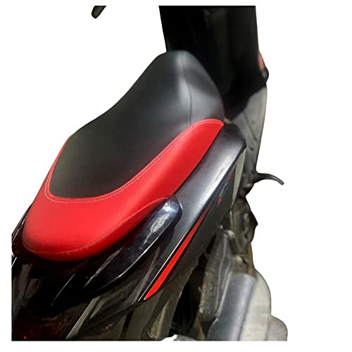 Sahara Seats Aprilia Sr 150/160 Leather Finish Seat Cover (Back W Red)