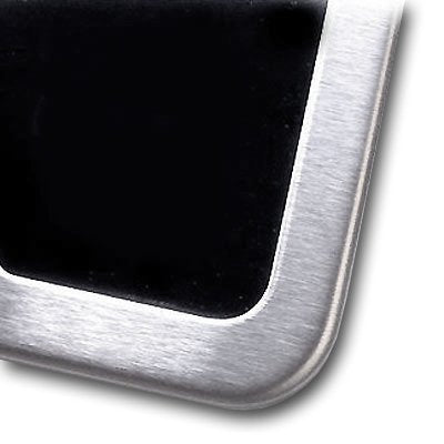 Automotive Gold Laser Etched Brushed Mkc Cut-Out Frame