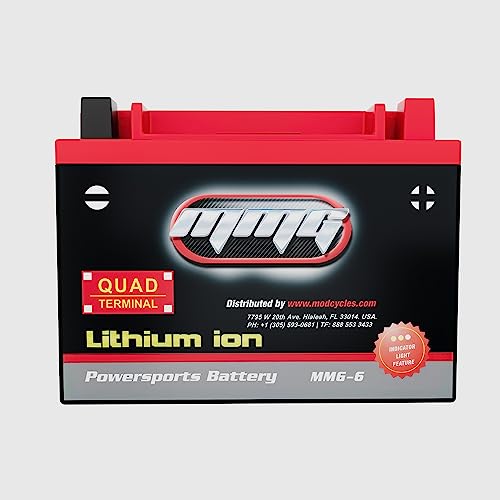 Mmg Ytx20L-Bs Lithium Ion Sealed Battery 12 Volts 420 Cca Quad Terminals - Replacement For Ptx20L-Bs Etx20L 20Lbs Gtx20L-Bs Cytx