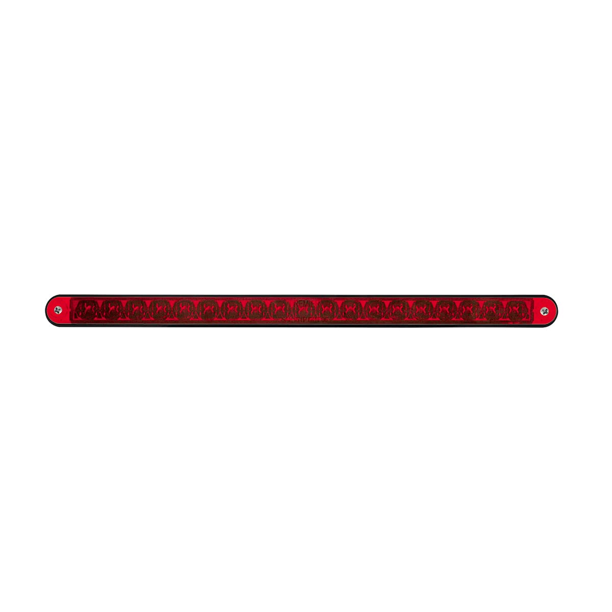 United Pacific 36489 19 Led 12' Reflector Light Bar With Black Housing (Red Led/Red Lens)