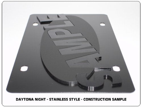 Chevrolet Z71 4X4 License Plate On Black Steel