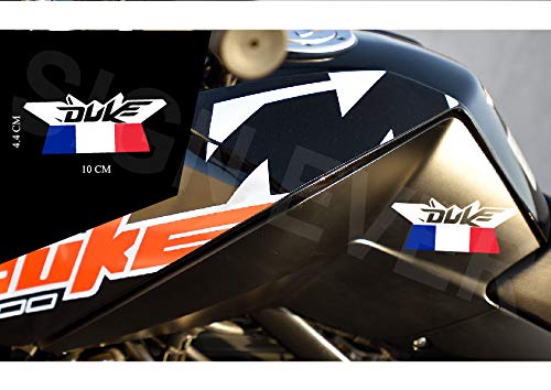 Sign Ever France Flag Logo Bike Stickers Graphics Sides Tank Body Vinyl Decals L X H 10.00 Cm X 4.40 Cm Pack Of 2
