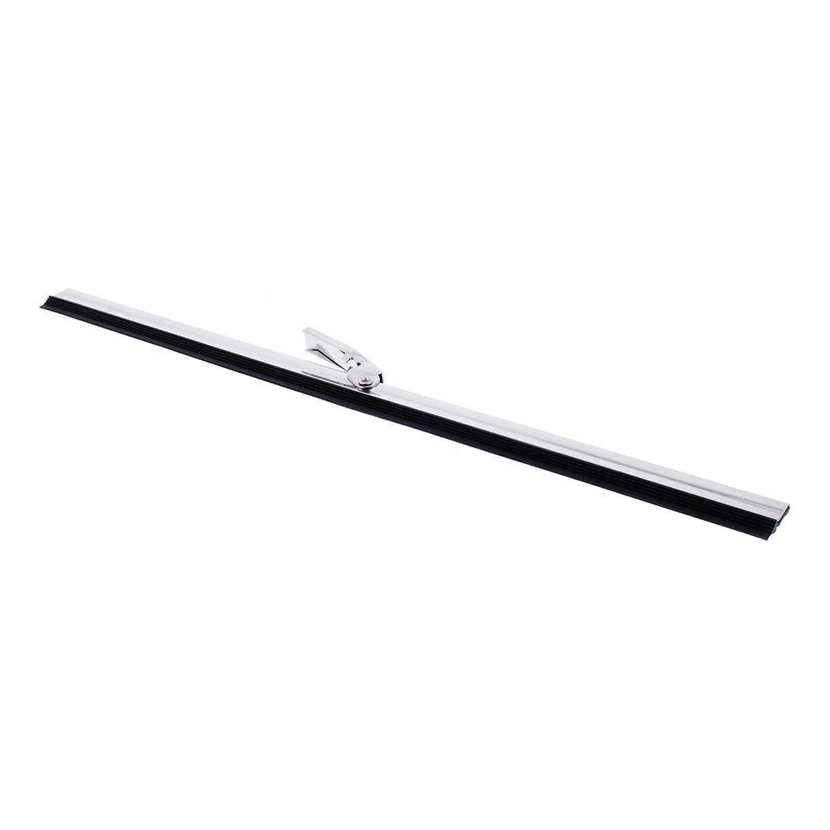 United Pacific A7022 Polished Stainless Steel Wiper Blade/Arm Set W/9-Inch Blade & 7  Inch Arm, Plug-In Style, Trimmable Blade -
