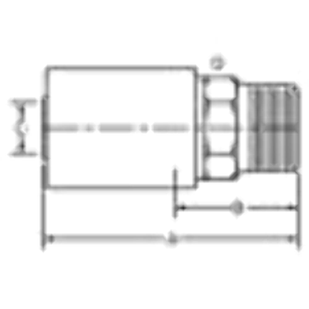 Dayco 116066 Hydraulic Coupling/Adapter