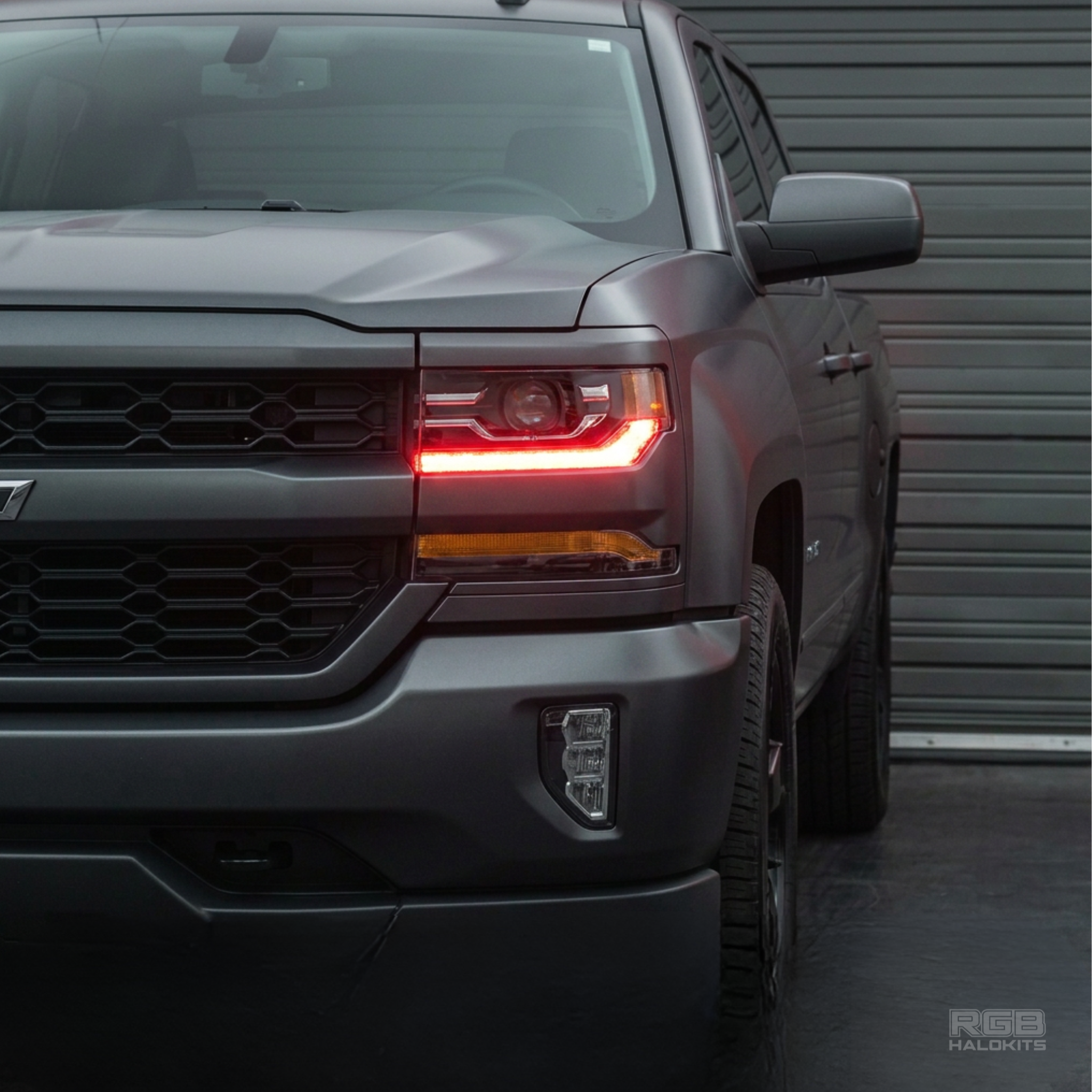 Chevrolet Silverado Multicolor Flow Series DRL Boards (2016–2018)