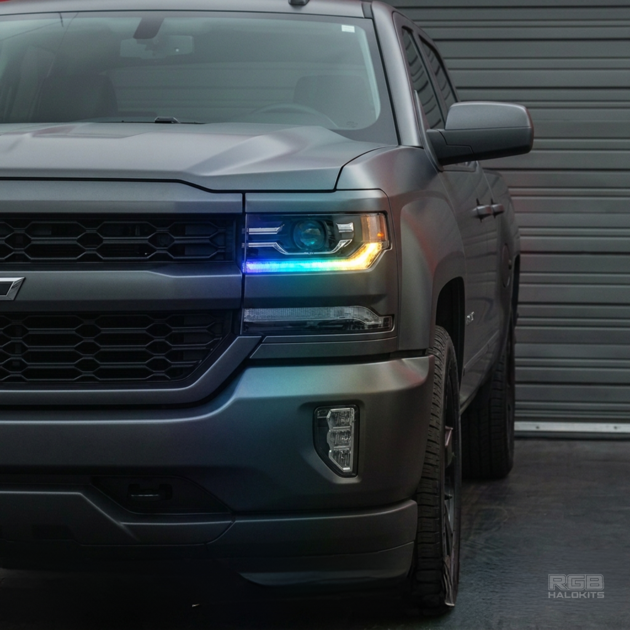 Chevrolet Silverado Multicolor Flow Series DRL Boards (2016–2018)