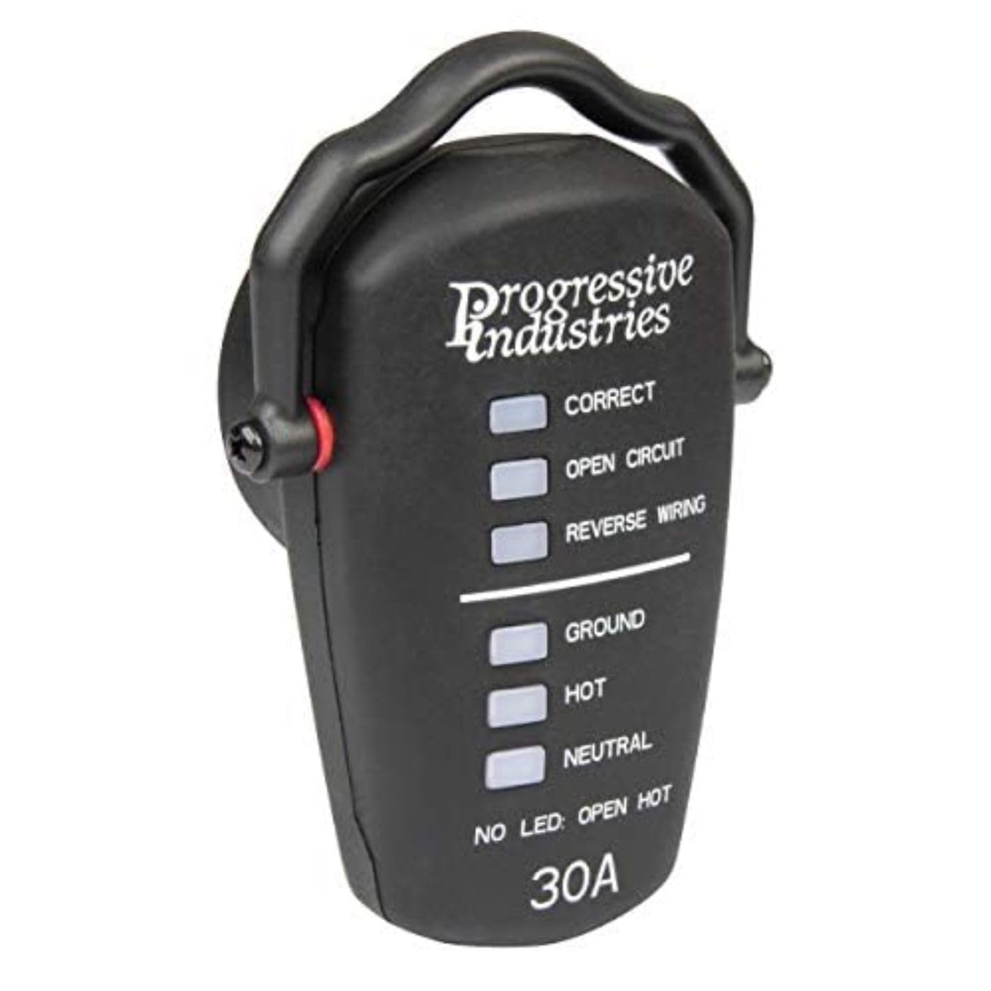 Progressive Industries 30 Amp RV Receptacle Tester RRT-30 - One Size, Durable Material, Easy to Use