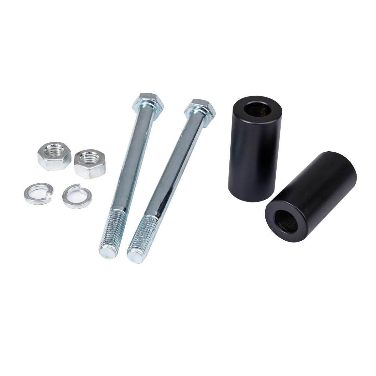 2'' Rise Handlebar Risers Extension For Harley Davidson 1'' Handlebars Black Motorcycle Spacers Made Of Alloy Steel