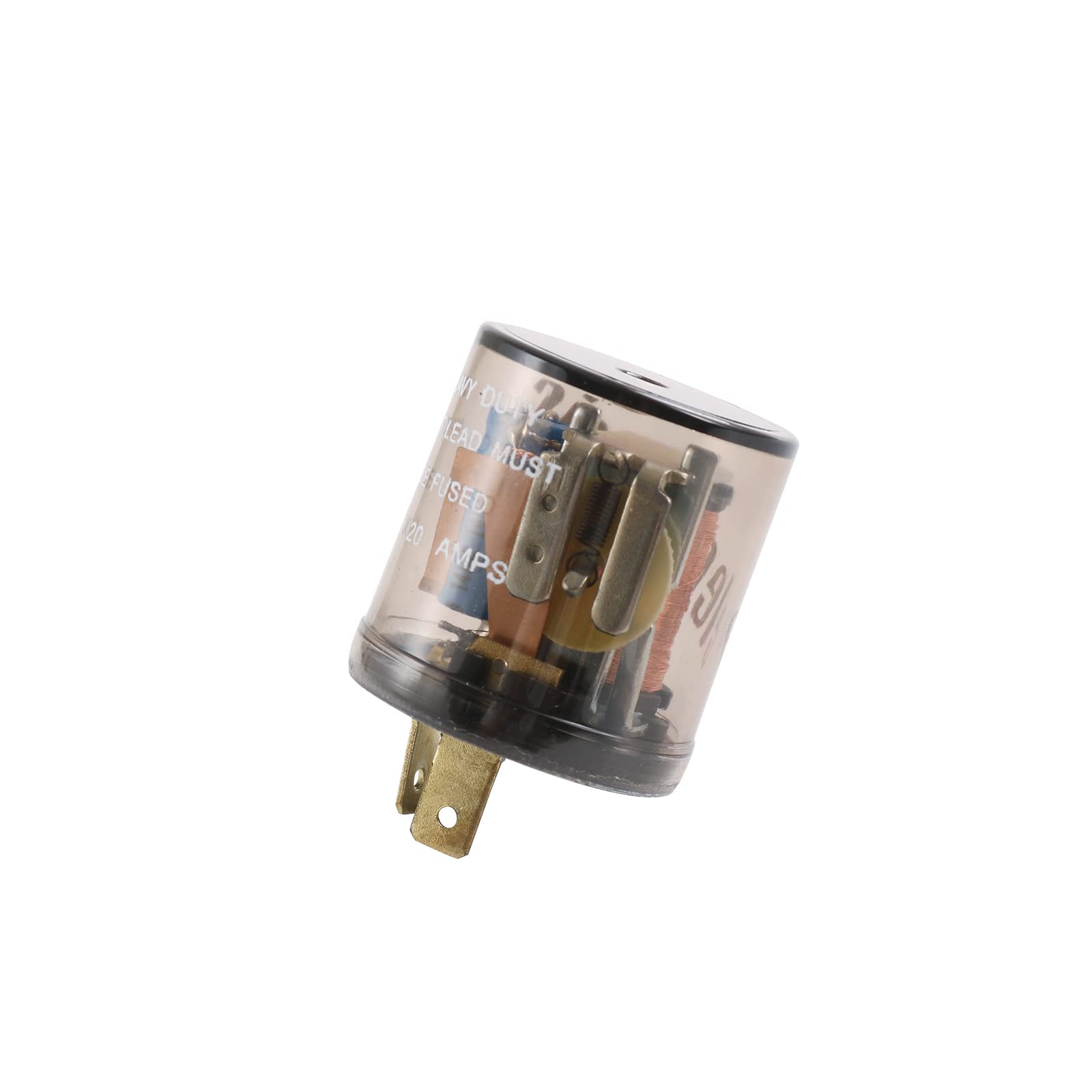 LDMINDA Universal 2PCS 12V 2 Pin Electronic LED Flasher Relay Turn Signal Light Blinker