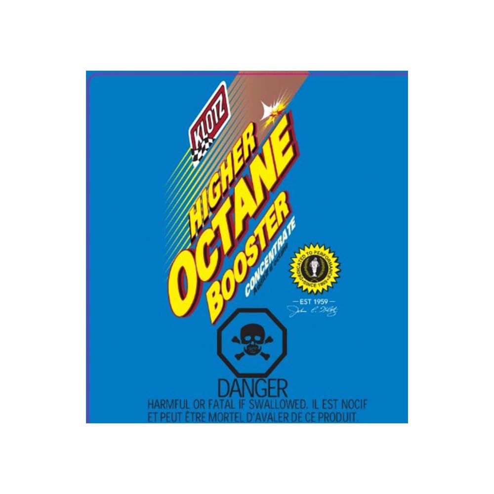 Klotz Higher Octane Booster Fuel Treatment - 1 Gallon, Model KL-628, Enhances Performance