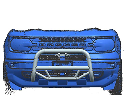Black Horse Max T Bull Bar Textured Black Compatible With 2021-2024 Ford Bronco Sport Excl. Badlands-Mbt-Mf712