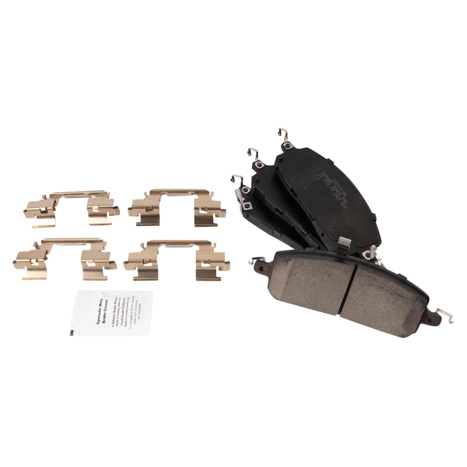 TRQ Front Brake Pads Ceramic Compatible with 2022 Nissan Pathfinder
