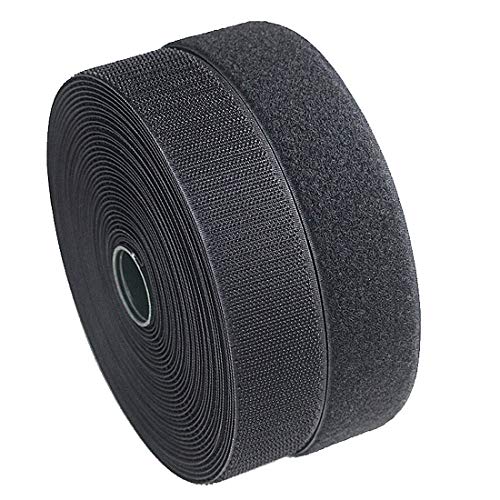 Sunkizzrs 5M Hook + 5M Loop (Width25Mm) Tape Roll Strips With Adhesive Back Mounting Tape For Picture And Tools Hanging Pedal B