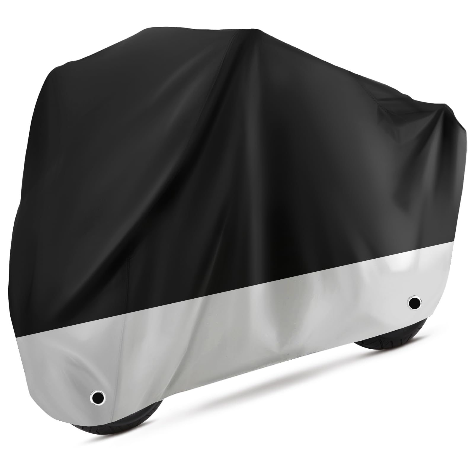 Tokept Motorcycle Cover Waterproof Outdoor Protection with Lock-Holes & Storage Bag Fits up to 116 Motorcycles Vehicle Cover f