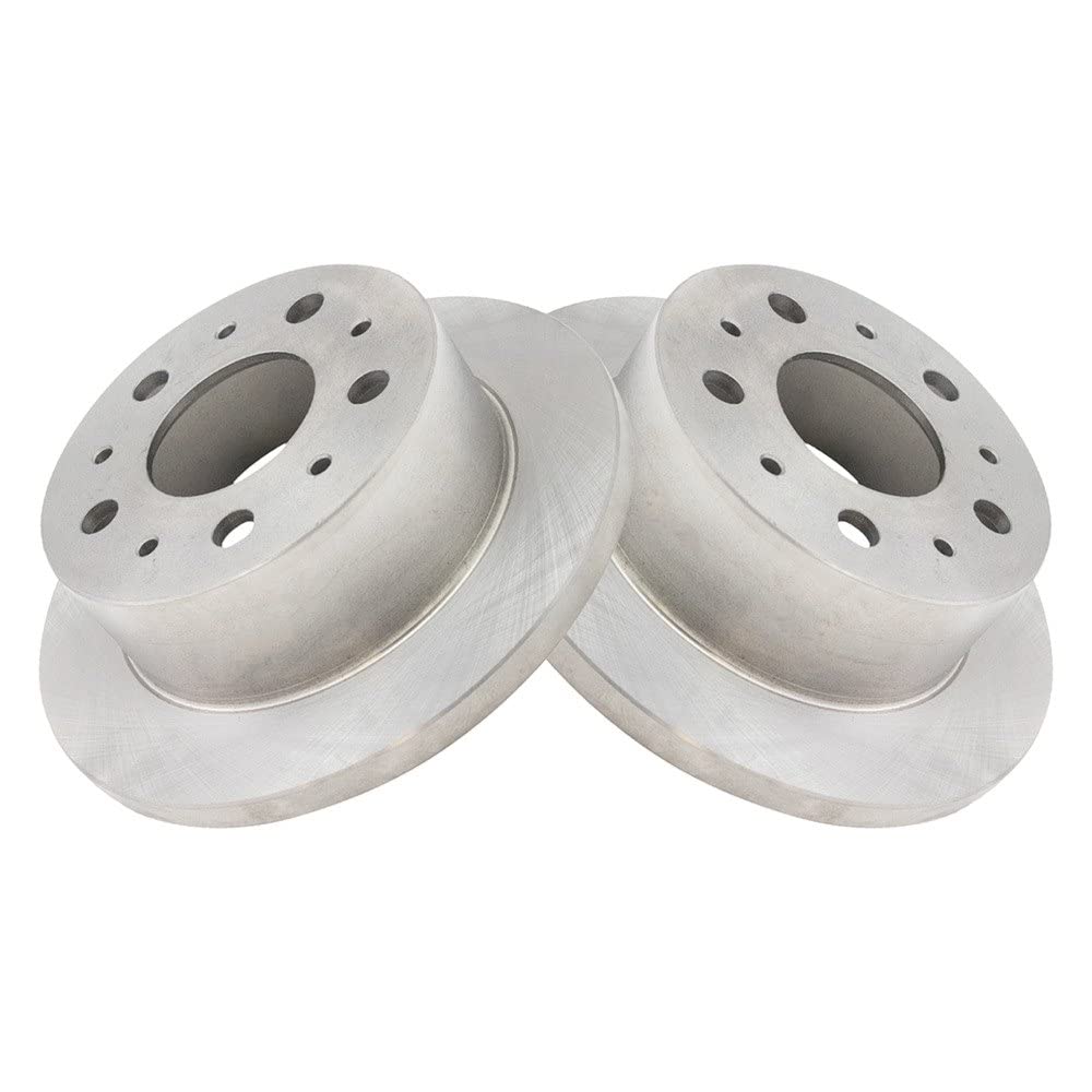 Trq Rear Brake Rotors Set Solid Compatible With 2014-2021 Ram Promaster 1500 Promaster 2500 Promaster 3500