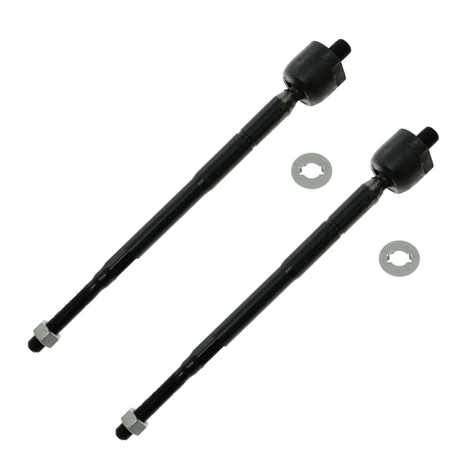 TRQ Front Inner Tie Rod Set Compatible with 1998-2001 Nissan Altima