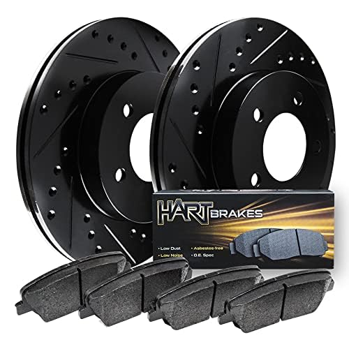 Hart Brakes Front Brakes And Rotors Kit |Front Brake Pads| Brake Rotors And Pads| Ceramic Brake Pads And Rotors - Bhcf.67084.02