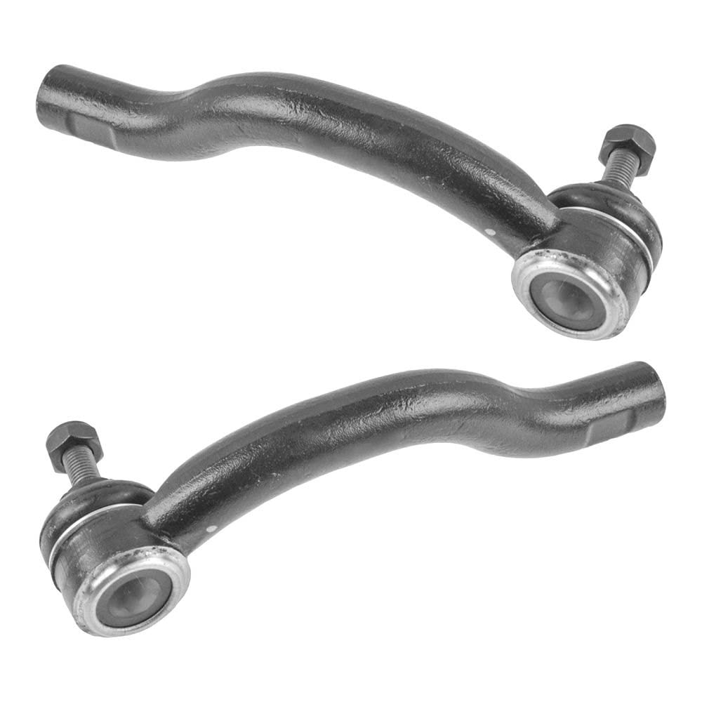 Trq Front Outer Tie Rod Set Compatible With 2009-2014 Nissan Cube 2007-2012 Versa