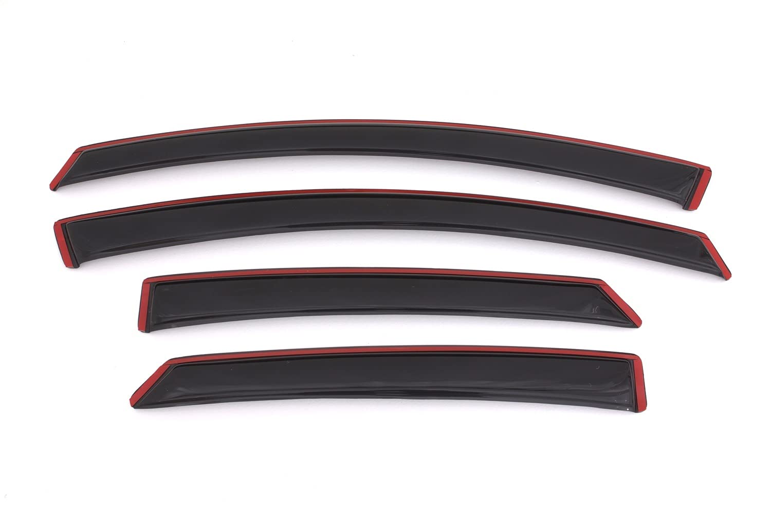 Auto Ventshade [AVS] In-Channel Ventvisor / Rain Guards | Fits 2013 - 2020 Ford Fusion- Smoke, 4 pcs. | 194714