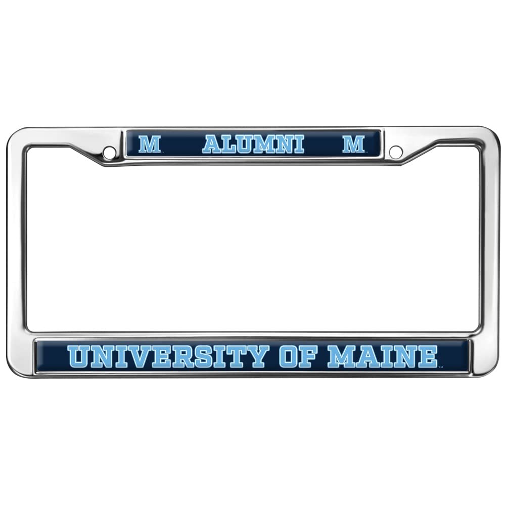 University of Maine Alumni Logo Full Size Standard License Plate Metal Frame