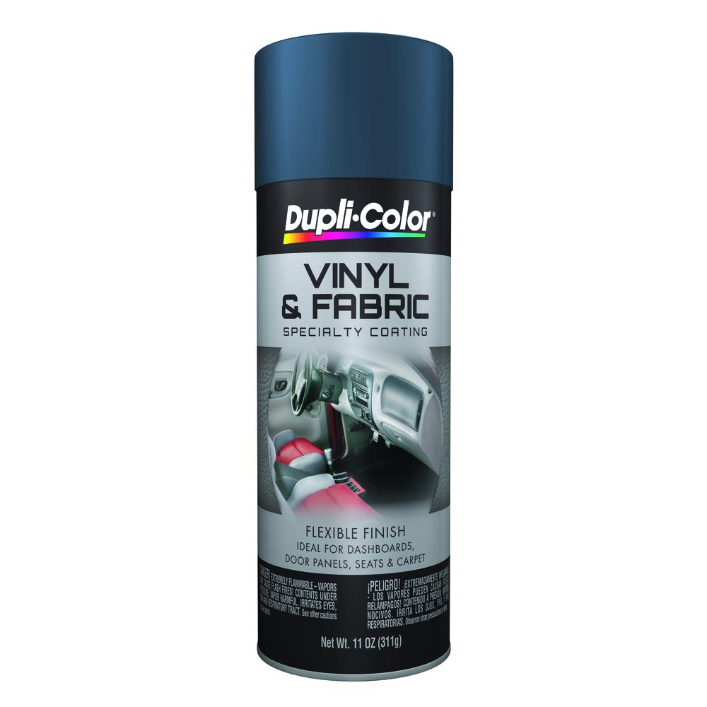 Dupli-Color Hvp112-6 Pk Vinyl And Fabric Coating Spray Paint - Medium Blue - 11 Oz Aerosol Can Pack Of 6