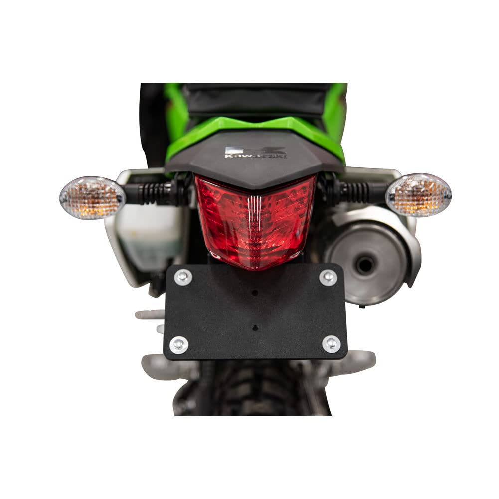 TUSK Fender Eliminator Kit for Kawasaki KLX300/300SM (2021-2023), KLX250S (2009-2020) - Black, Plastic, Model 203