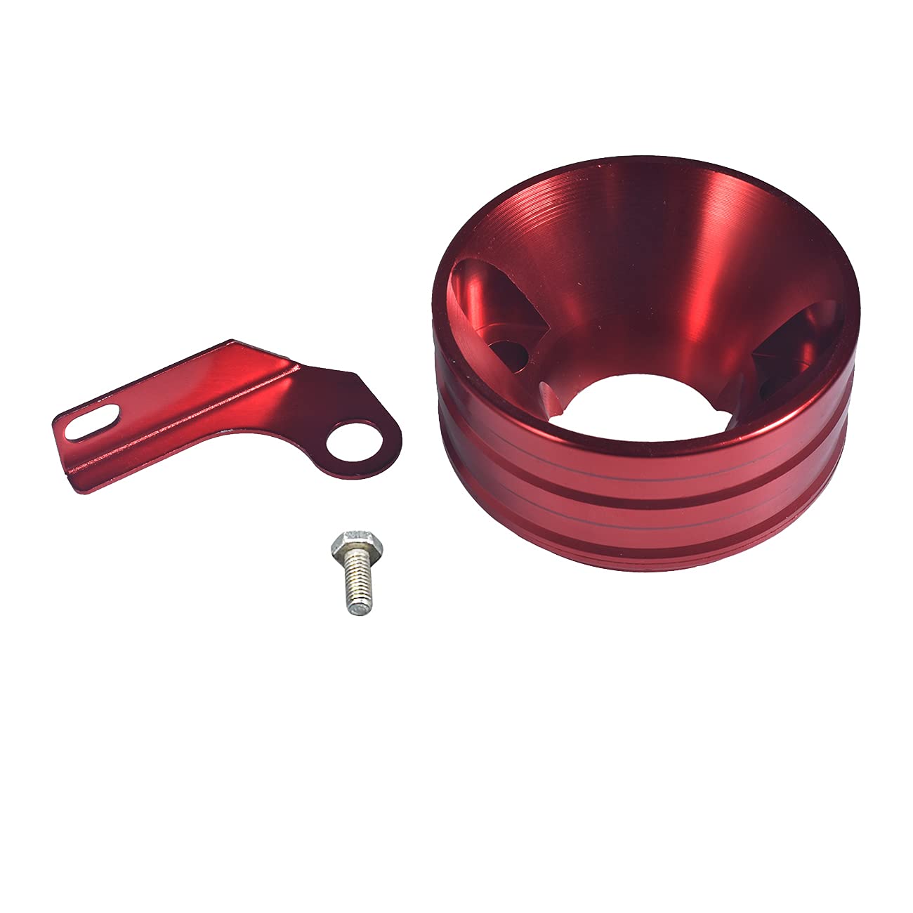 Red Air Filter Adapter For Predator 212Cc, For Honda Clone Gx200 Gx160 6.5Hp Mini Bike Go Kart