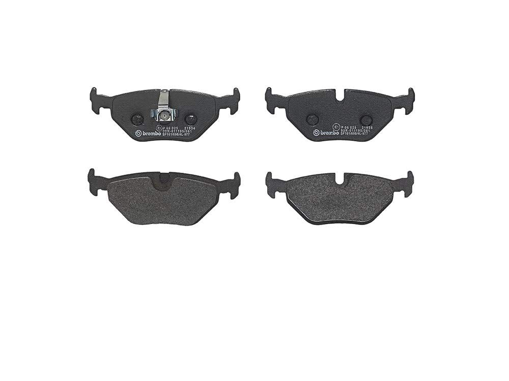 Brembo P06025 Low-Met Rear Disc Brake Pad Set Alpina/Bmw/Bmw (Brilliance)/Mg/Mg (Nanjing)/Mg (Saic)/Roewe (Saic)/Rover/Wiesmann Oe# 34216778168
