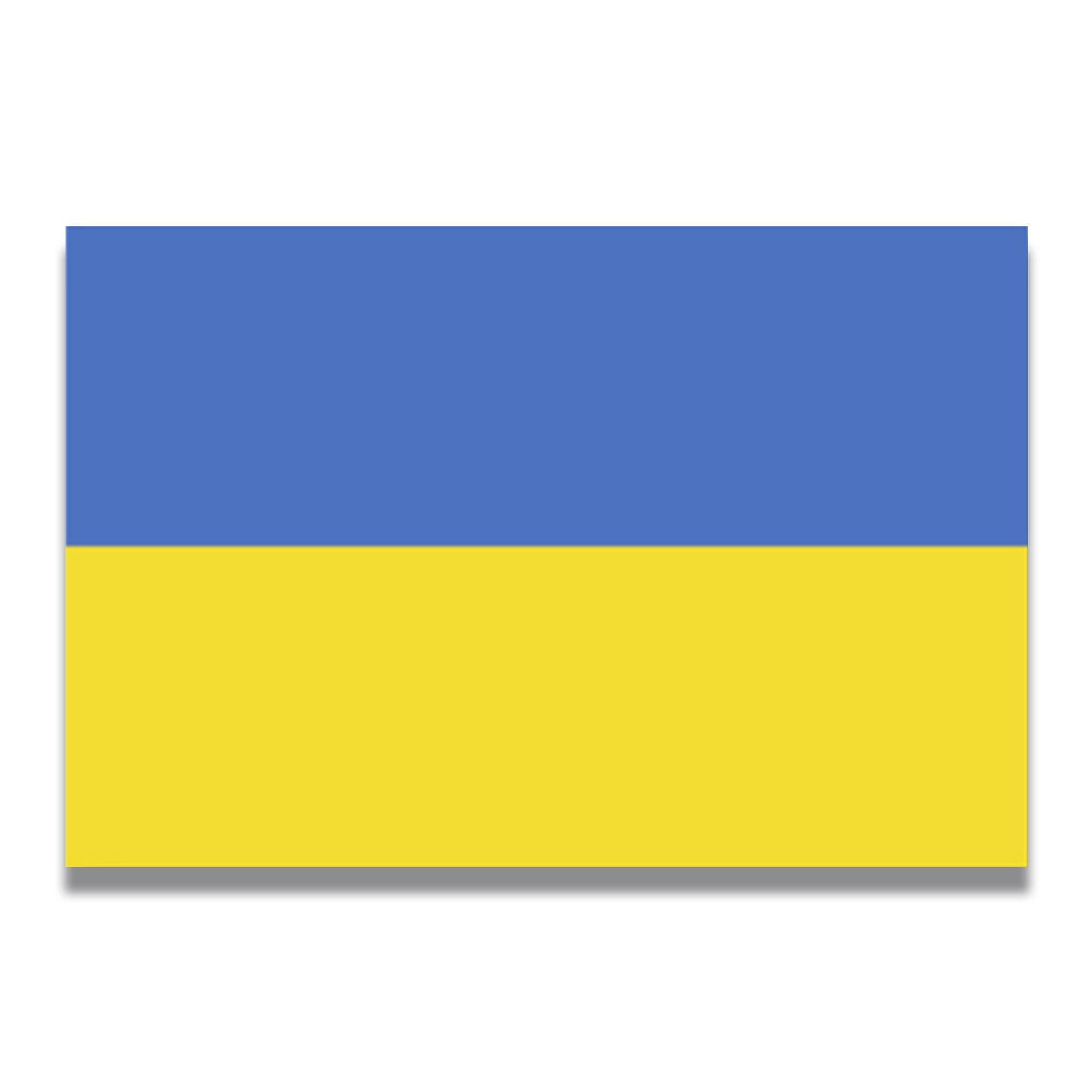 Magnet Me Up: Ukraine Ukrainian Flag Car Magnet Decal - 4X6 Inches, Heavy-Duty Automotive Magnet For Car, Truck, Suv - Show Your