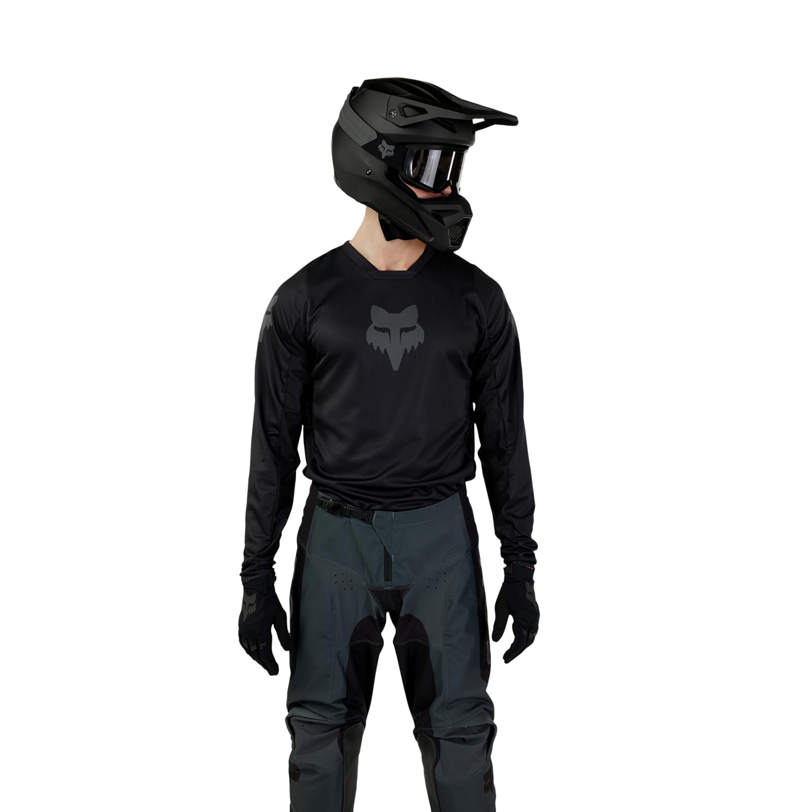 Fox Racing 180 Blackout Motocross Jersey, Black, X-Small