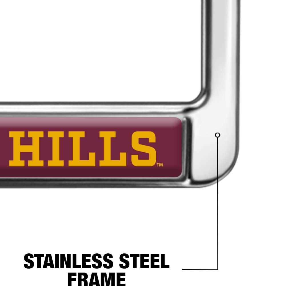 Cal State Dominguez Hills Alumni Logo Full Size Standard License Plate Metal Frame