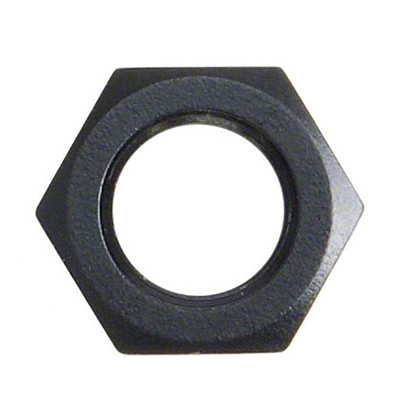 -3An Bulkhead Nut-Blk
