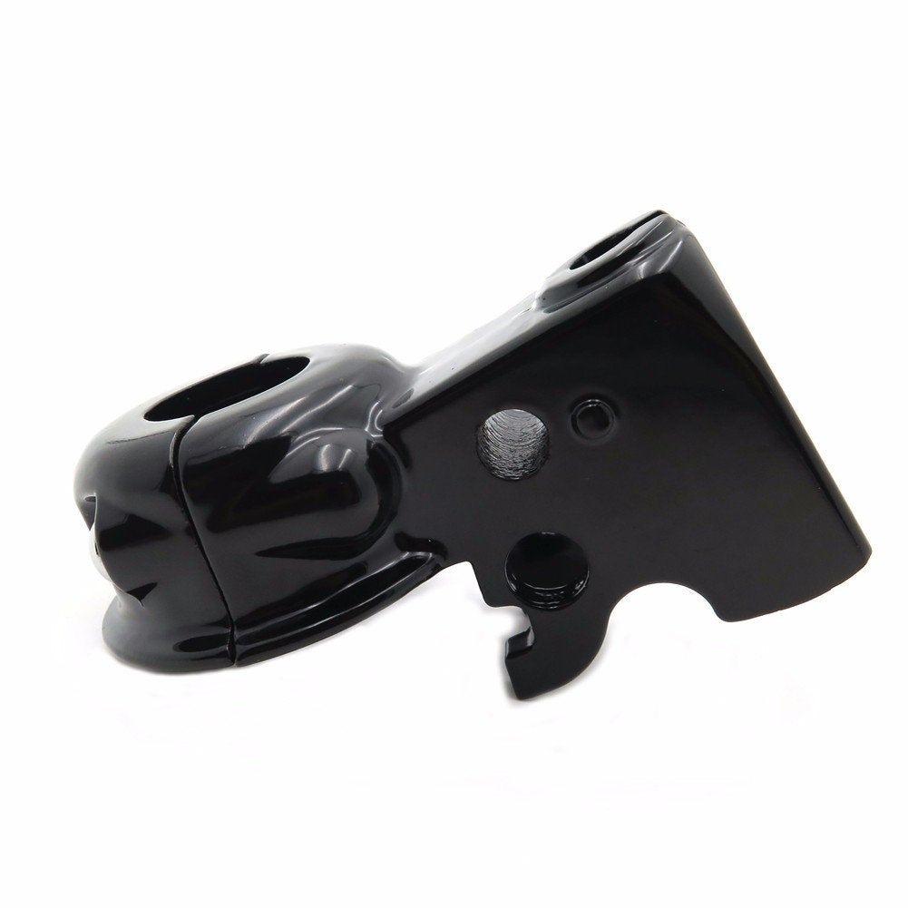 Httmt Mt436-Bk Black Clutch Lever Mount Bracket Clutch Bracket Compatible With Harley Dyna Super Glide Fxd Softail Deluxe Flstn